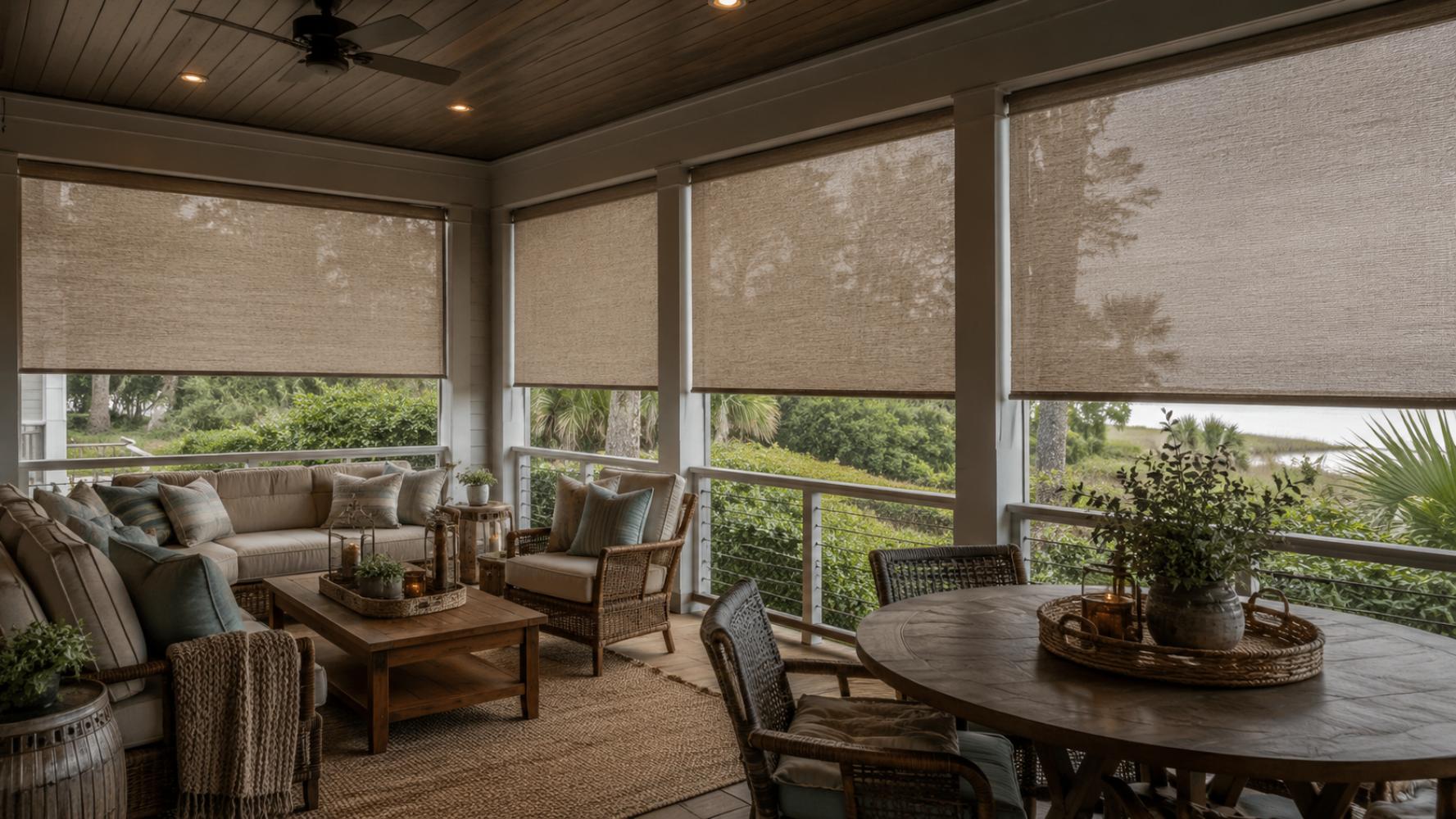 Porch Privacy Shades