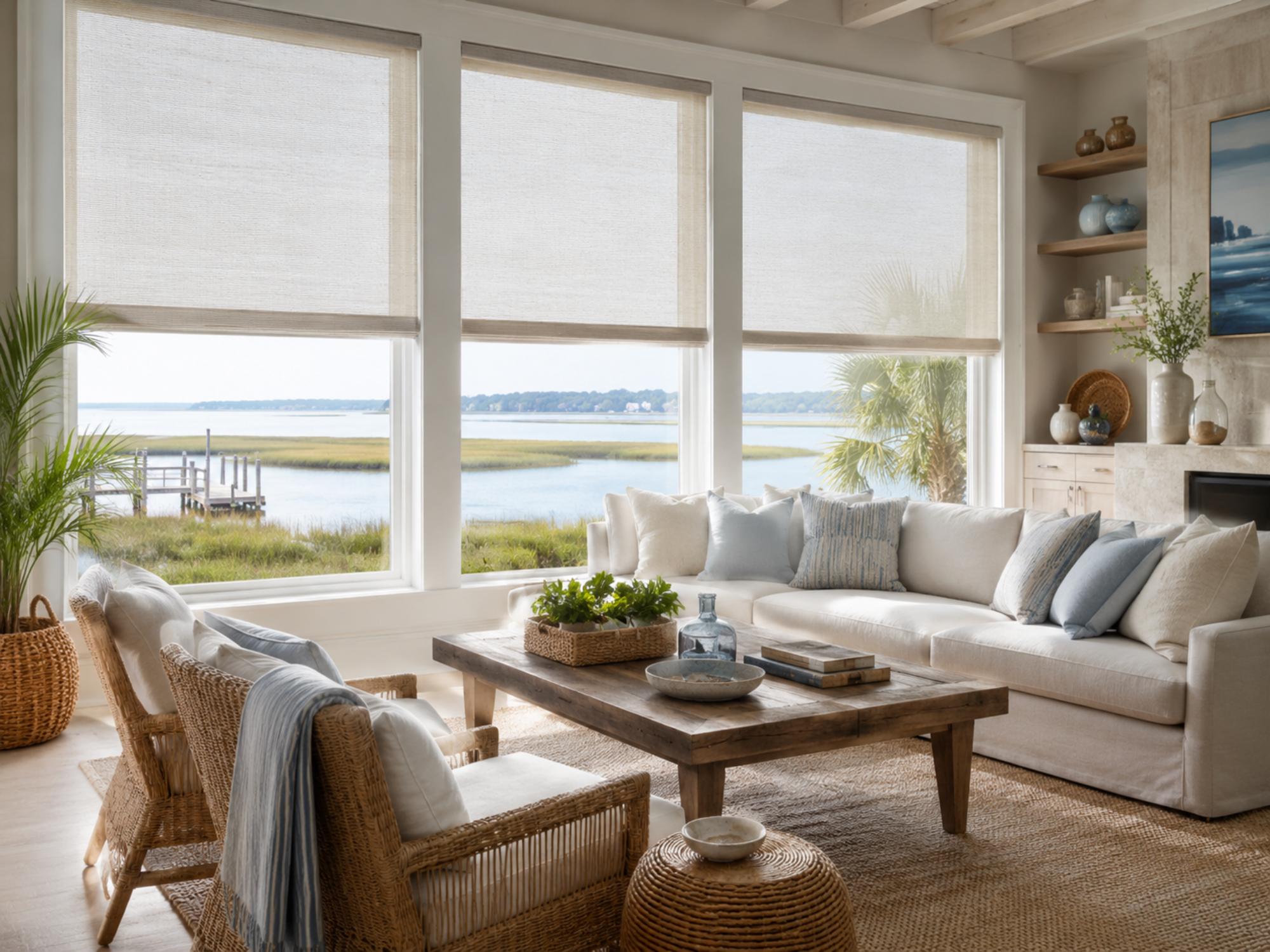 Window shades for bright rooms